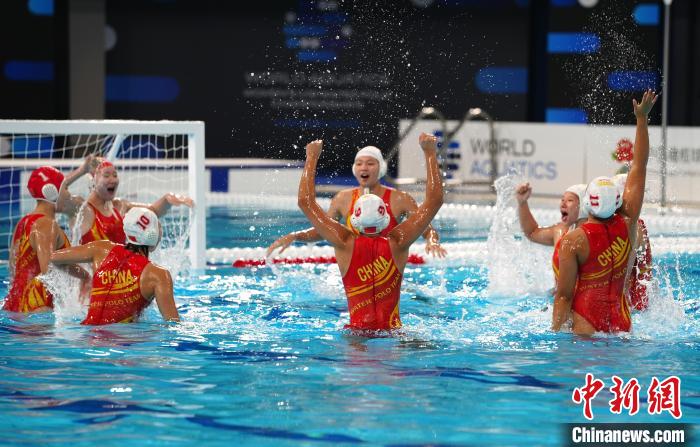 成都举行的2024世界女子水球U18锦标赛中国U18女队