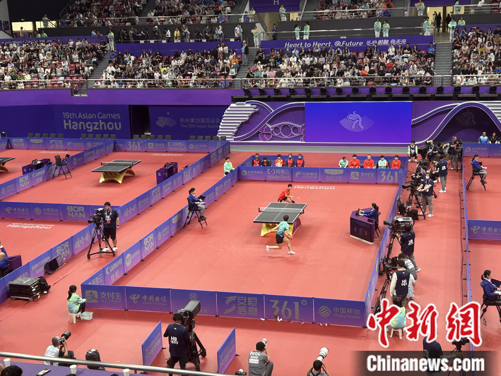 杭州亚运会乒乓球女团3-0击败越南晋级四强，陈