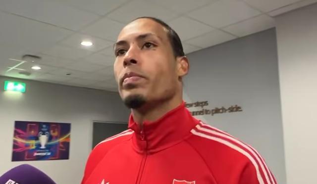 范戴克承认利物浦欧冠出局 巴黎配得上晋级